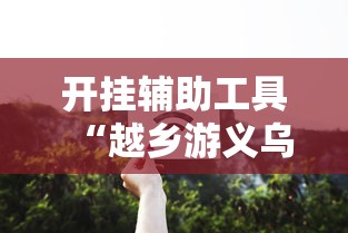 开挂辅助工具“越乡游义乌辅助器下载”详细开挂玩法