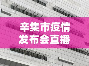 辛集市疫情发布会直播
